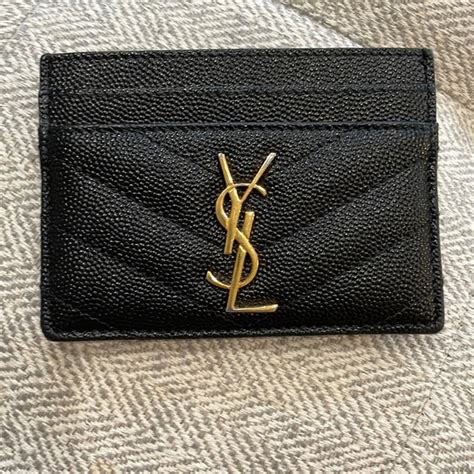 ysl card holder keychain|yves saint laurent card holder.